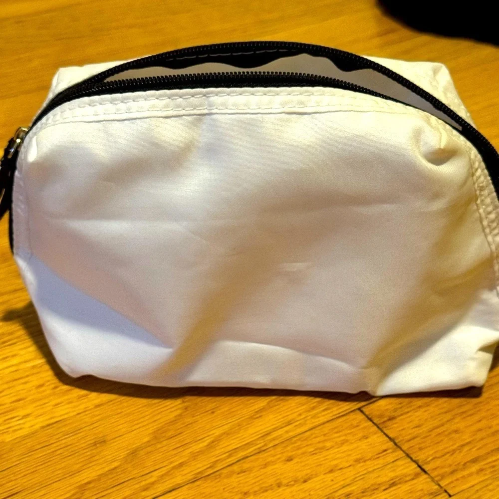 Lancome Cosmetic Bag with Black Rose Detail